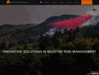 wildfire-defense.com screenshot