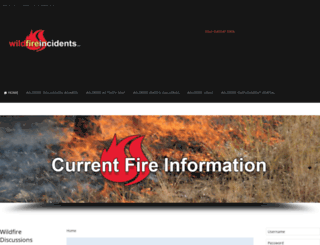 wildfireincidents.com screenshot