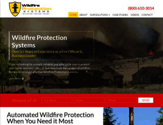 wildfiresprinkler.com screenshot