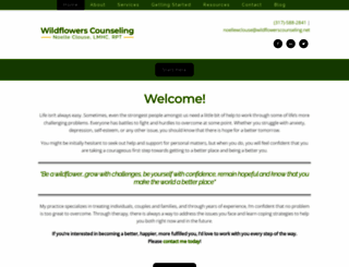wildflowerscounseling.net screenshot