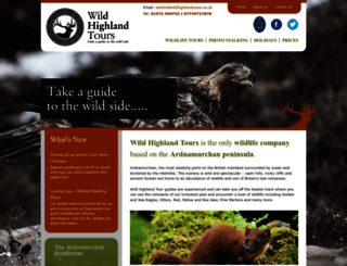 wildhighlandtours.co.uk screenshot