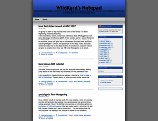 wildkard.wordpress.com screenshot