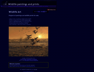 wildlife-art-paintings.co.uk screenshot