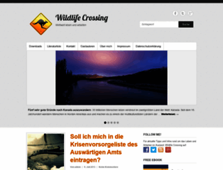 wildlife-crossing.de screenshot