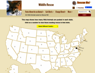 wildlife.rescueme.org screenshot
