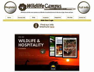 wildlifecampus.com screenshot