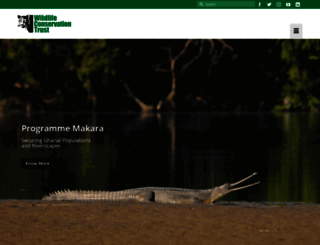 wildlifeconservationtrust.org screenshot