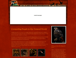 wildlifeexperienceinc.com screenshot