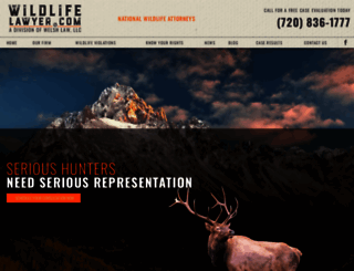 wildlifelawyer.com screenshot