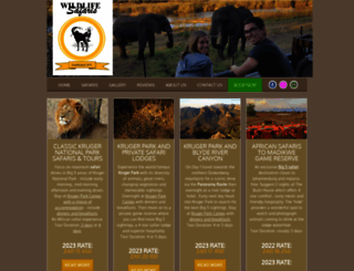 wildlifesafaris.com screenshot