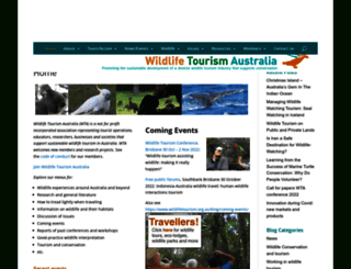 wildlifetourism.org.au screenshot