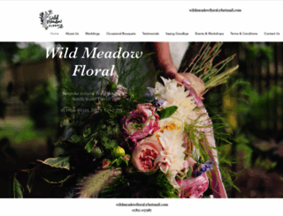 wildmeadowfloral.co.uk screenshot