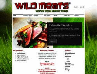 wildmeats.co.za screenshot