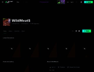 wildmeats.deviantart.com screenshot