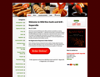 wildricesushi.net screenshot