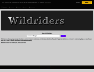wildriders.org screenshot