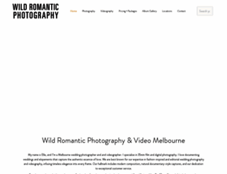 wildromanticphotography.com screenshot