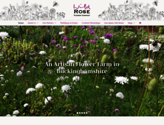 wildroseflowercompany.co.uk screenshot