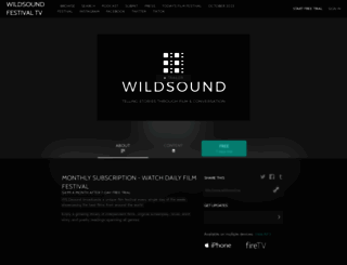wildsound.ca screenshot