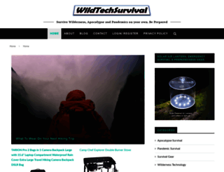 wildtechsurvival.com screenshot