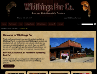 wildthingsfur.com screenshot