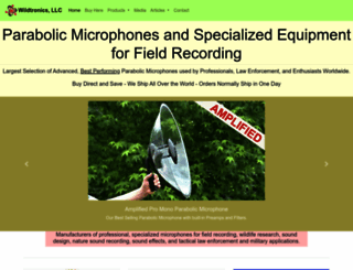 wildtronics.com screenshot