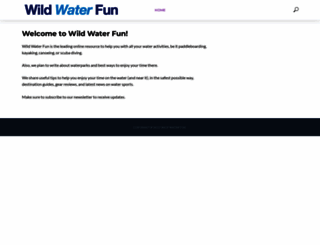 wildwaterfun.com screenshot