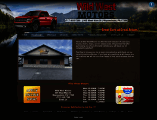 wildwestmotors.com screenshot