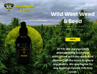 wildwestweedandseed.com screenshot