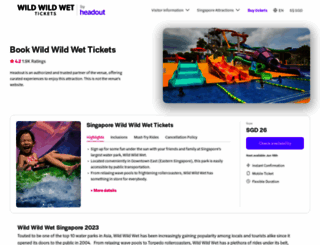 wildwildwettickets.com screenshot