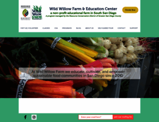wildwillowfarm.org screenshot