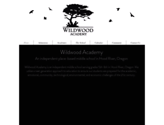 wildwood-academy.org screenshot