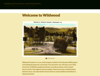 wildwoodcemeterypa.com screenshot