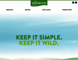 wildwoodfoods.com screenshot