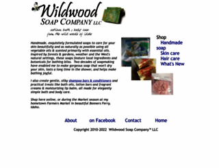 wildwoodsoap.com screenshot