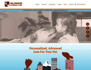 wildwoodvetclinic.com screenshot