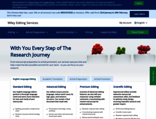 wileyeditingservices.com screenshot