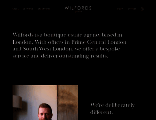 wilfords.com screenshot