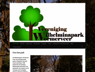 wilhelminaparkwormerveer.nl screenshot