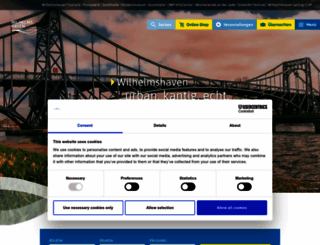 wilhelmshaven-touristik.de screenshot