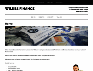 wilkesfinance.com screenshot
