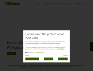 wilkhahn.com.au screenshot