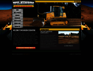wilkinsonexcavating.com screenshot