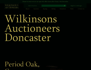 wilkinsons-auctioneers.co.uk screenshot