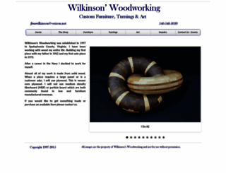 wilkinsonswoodworking.com screenshot