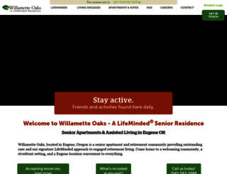 willametteoaks.com screenshot