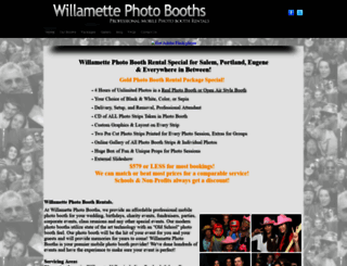 willamettephotobooths.com screenshot
