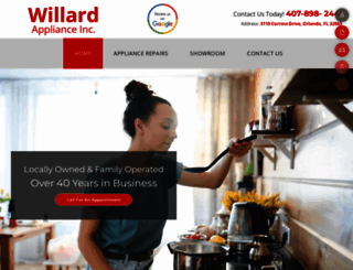 willardappliance.com screenshot