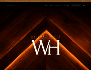 willardhicksgrill.com screenshot