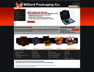 willardpackaging.com screenshot